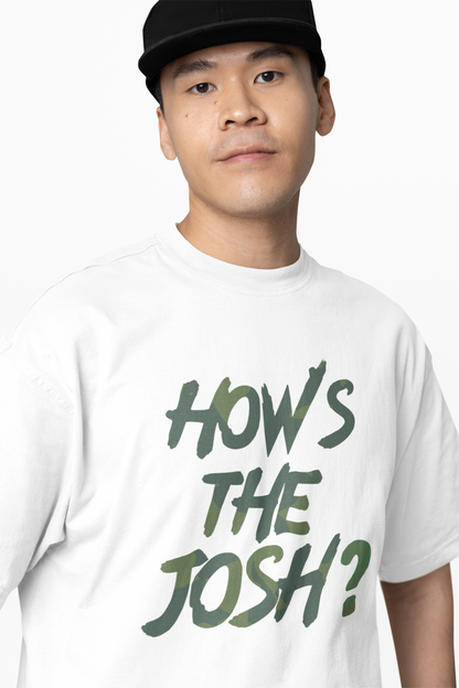 How's The Josh Oversized T-Shirt Military Style Wear