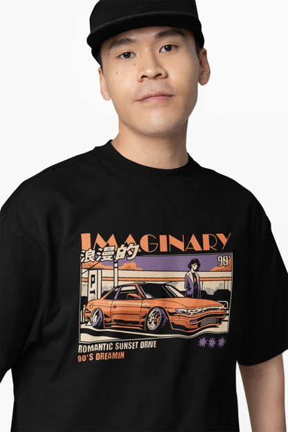 Imaginary Oversized T-Shirt Stylish & Trendy Graphic Tee