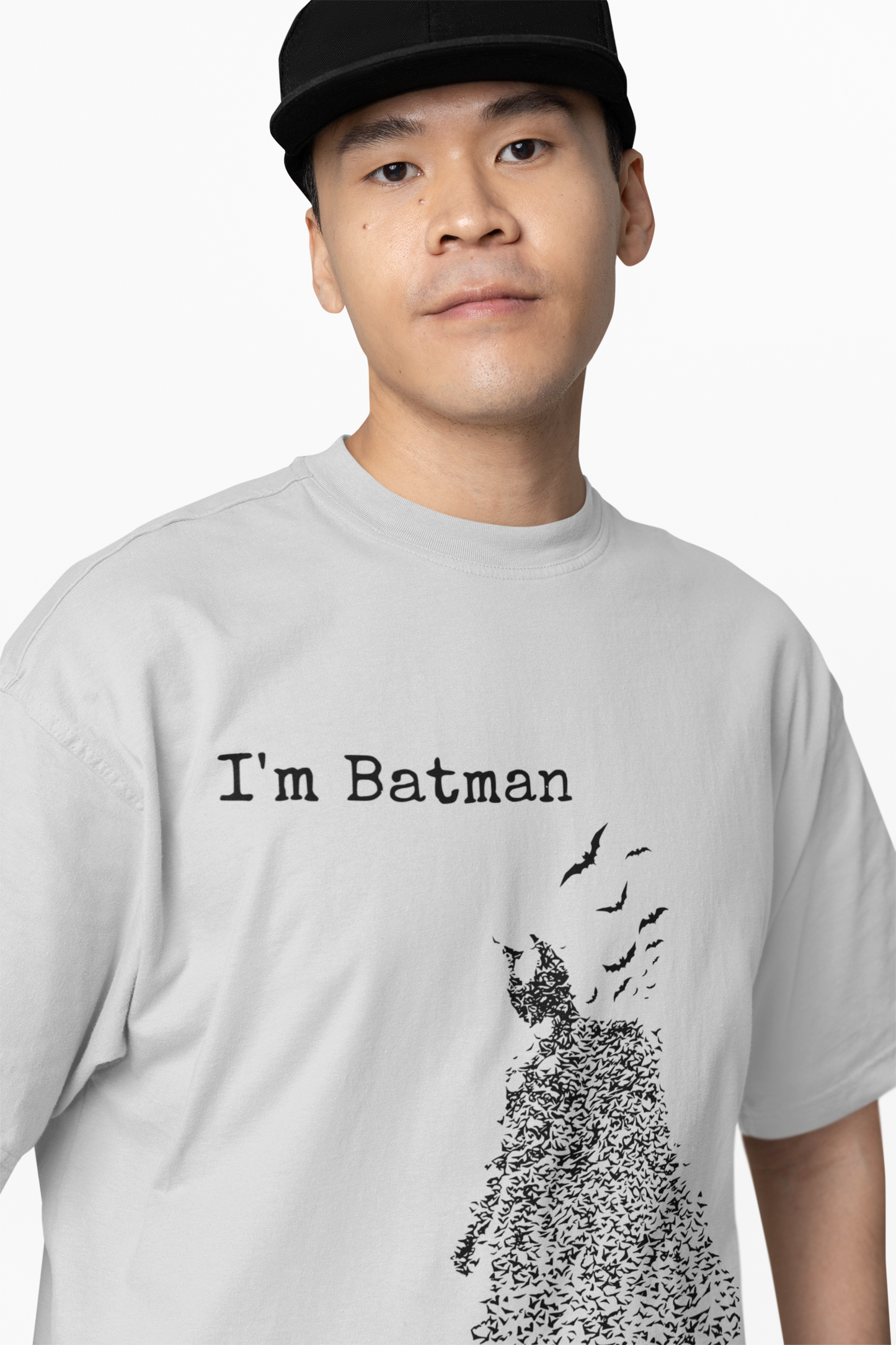 I'M Batman Oversized T-Shirt – Perfect for Superhero Fans