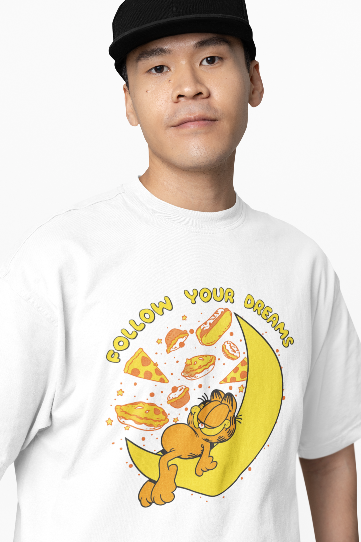 Follow Dreams Oversized T-Shirts Inspirational Streetwear