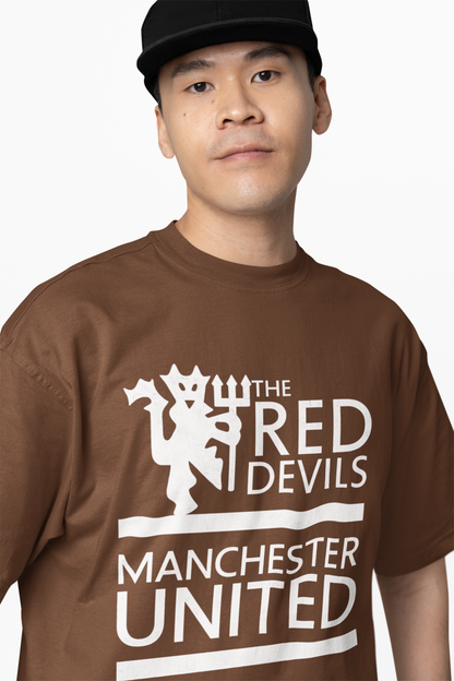 Manchester Devils Oversized T-Shirt – Bold Football Graphic