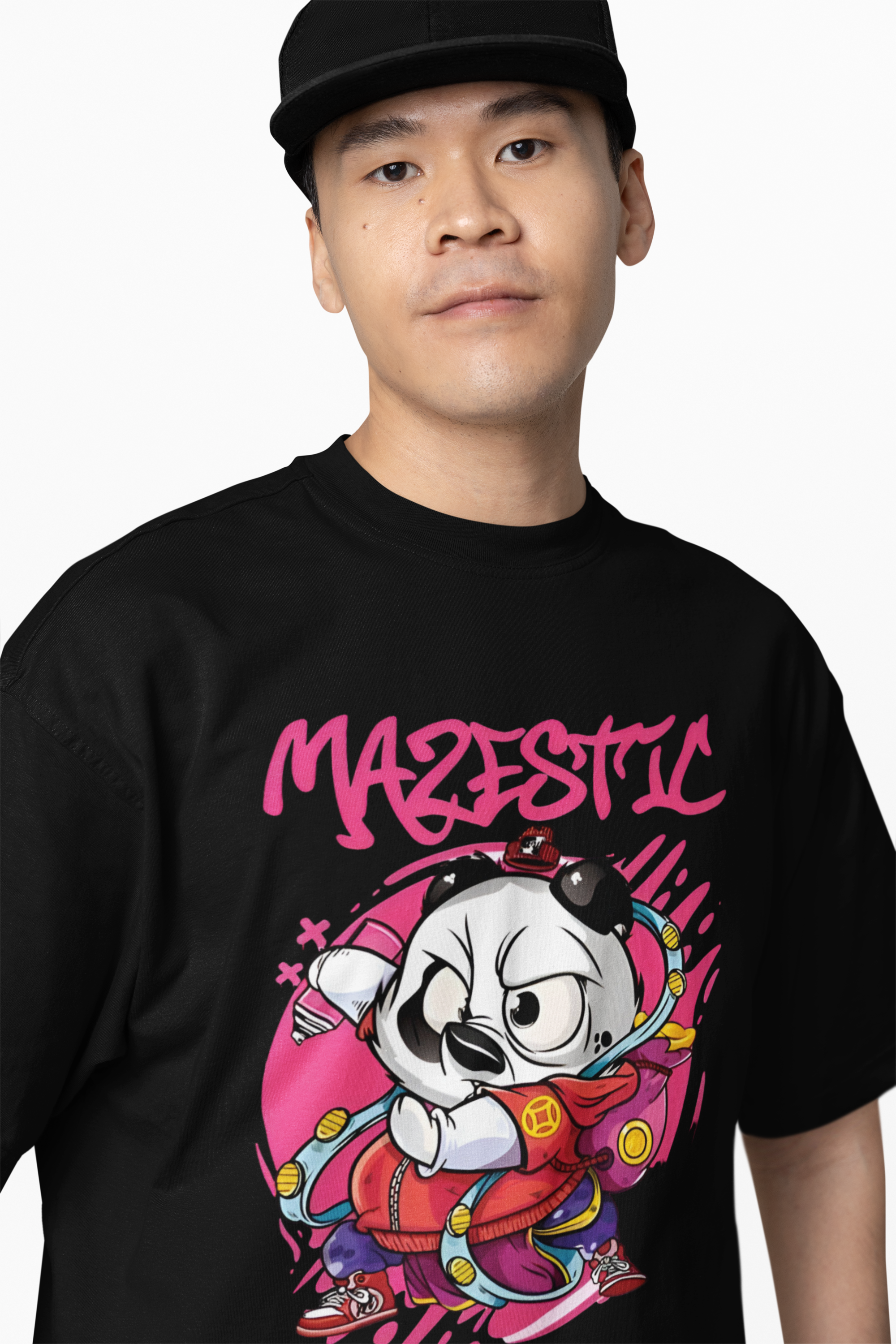 Mazestick Panda Oversized T-Shirt