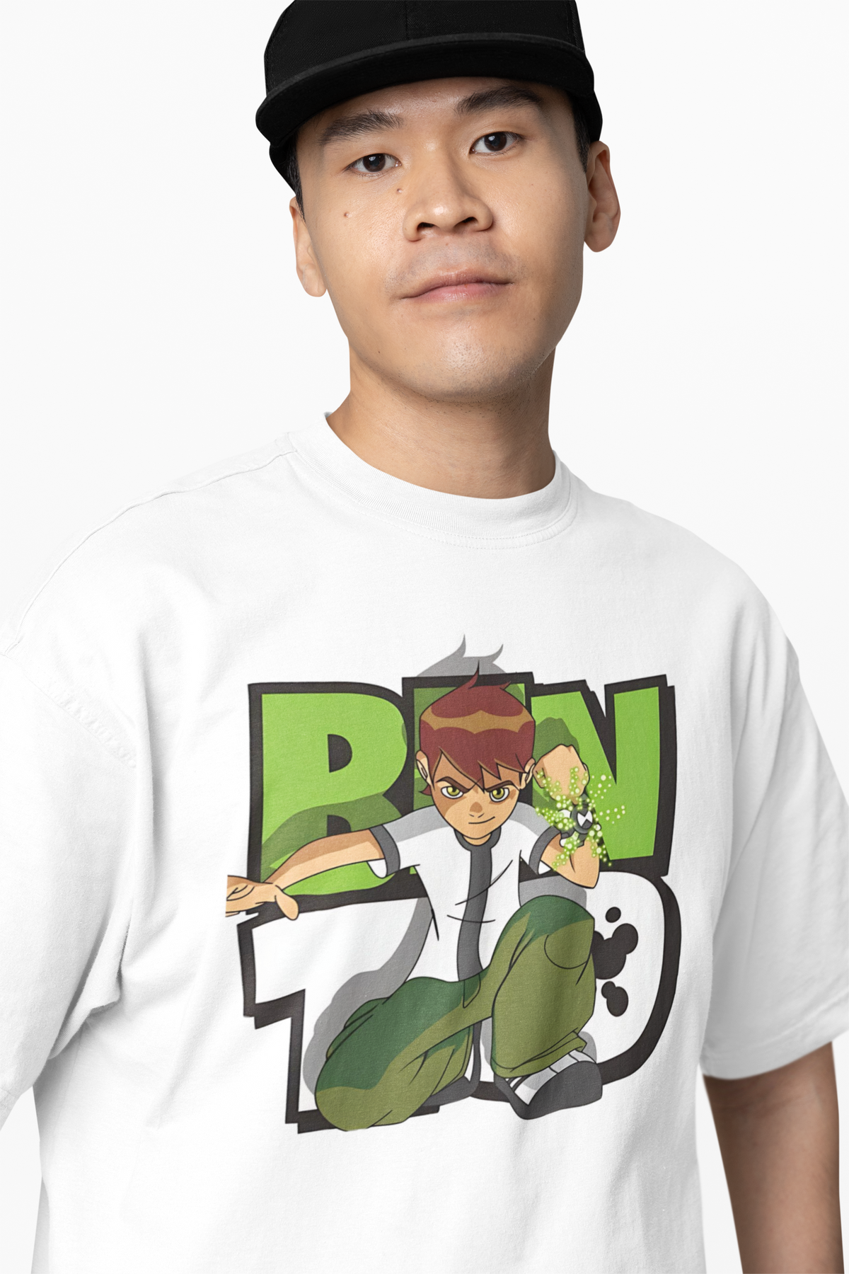 Ben 10 Year Old Boy Oversized T-Shirts
