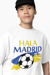 Hala Madrid Word Art Oversized T-Shirt