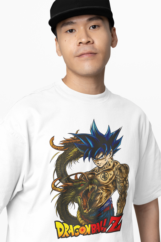 Dragon Wrapped Oversized T-Shirts