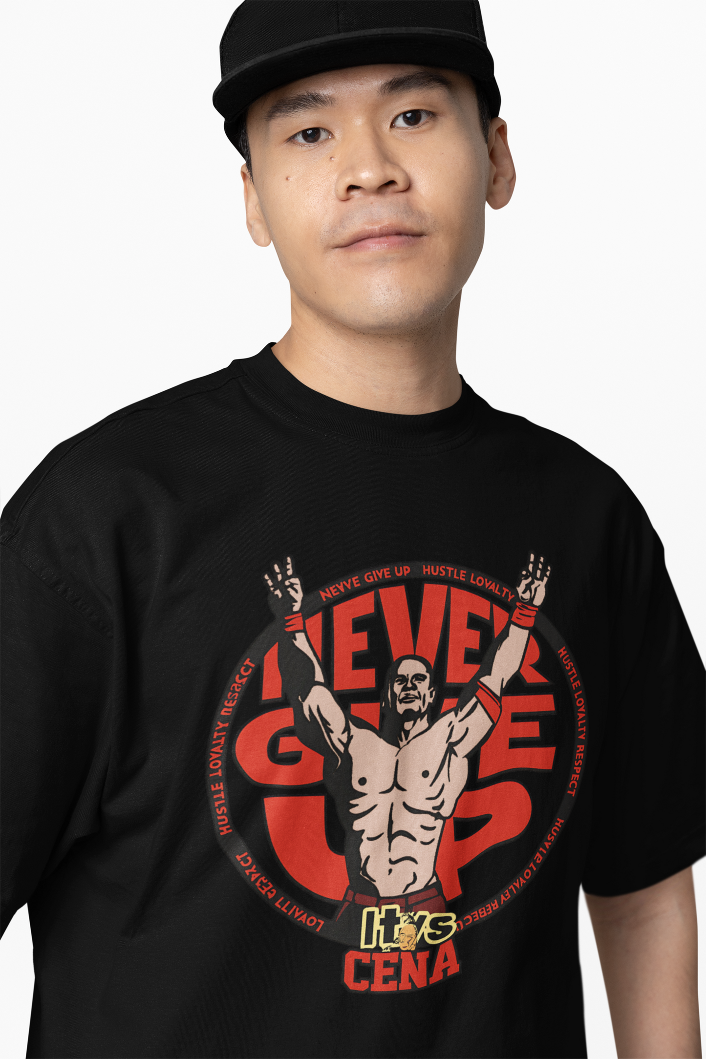 Its Cena Oversized T-Shirt Iconic John Cena Graphic T-shirts