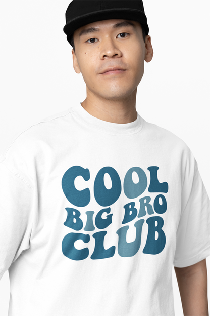Big Bro Club Oversized T-Shirt Comfortable Family Graphic Tee