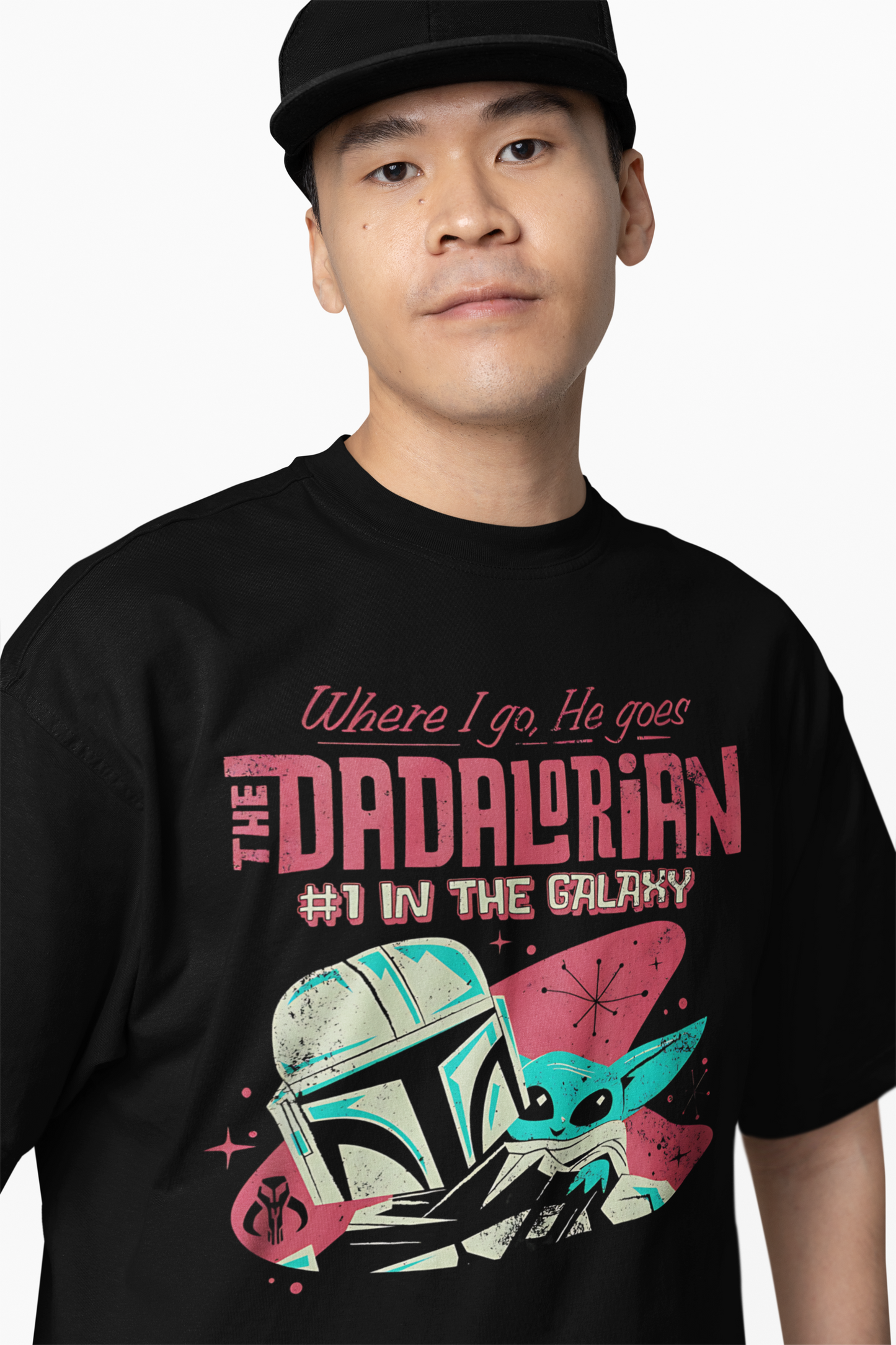 The Dadalorian Oversized T-Shirts Funny Star Wars Streetwear