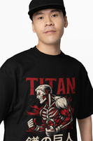 Armored Titan Oversized T-Shirts Fearless Attack On Titan Style