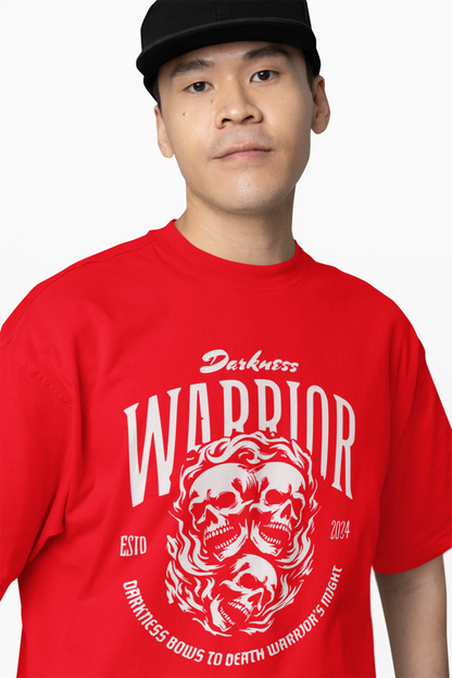 Darkness Warrior Oversized T-Shirt, Premium Streetwear Style