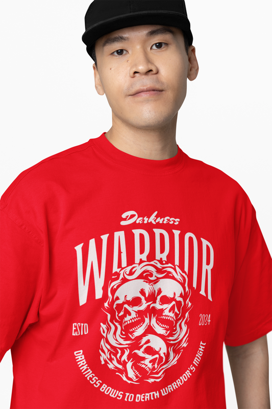 Darkness Warrior Oversized T-Shirt, Premium Streetwear Style