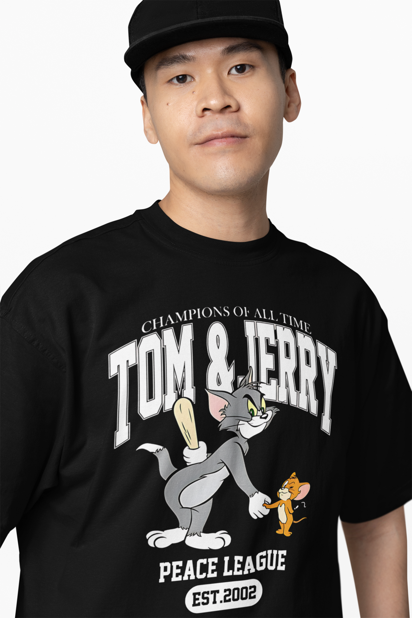 Peace League Oversized T-Shirt, Premium Streetwear Style