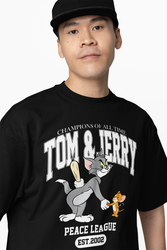 Peace League Oversized T-Shirt, Premium Streetwear Style