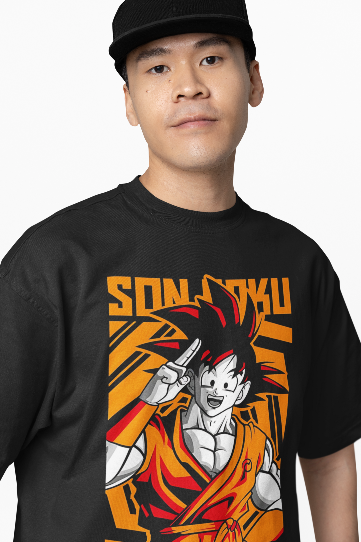 Goku Anime Oversized T-Shirt Legendary Saiyan Graphic T-shirt
