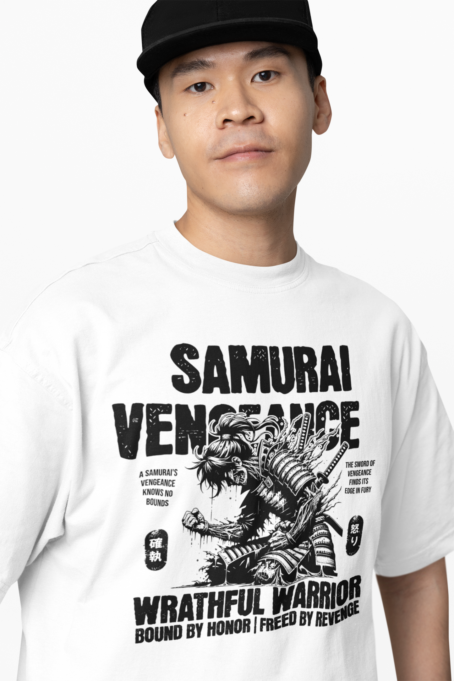 Samurai Warrior Oversized T-Shirt for Bold Streetwear Style