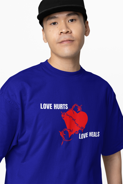 Love Heals Oversized T-Shirts for Comfort and Style