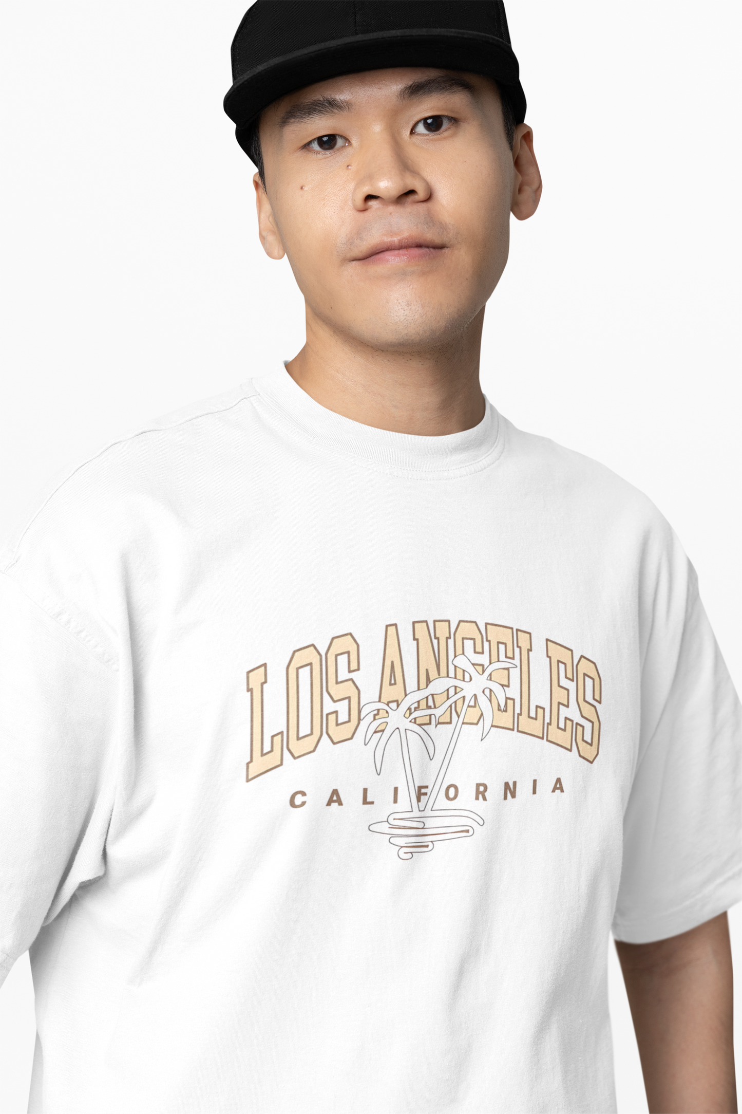 California White Oversized T-Shirt – Classic Streetwear Look