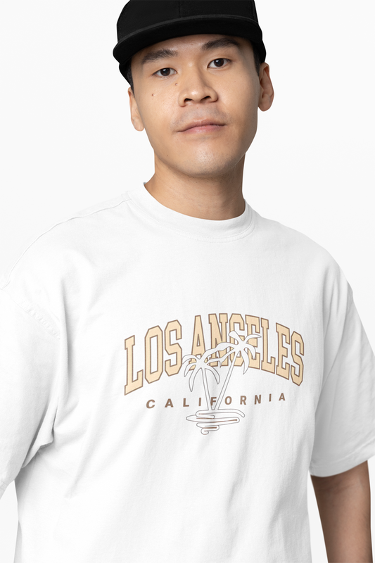 California White Oversized T-Shirt – Classic Streetwear Look