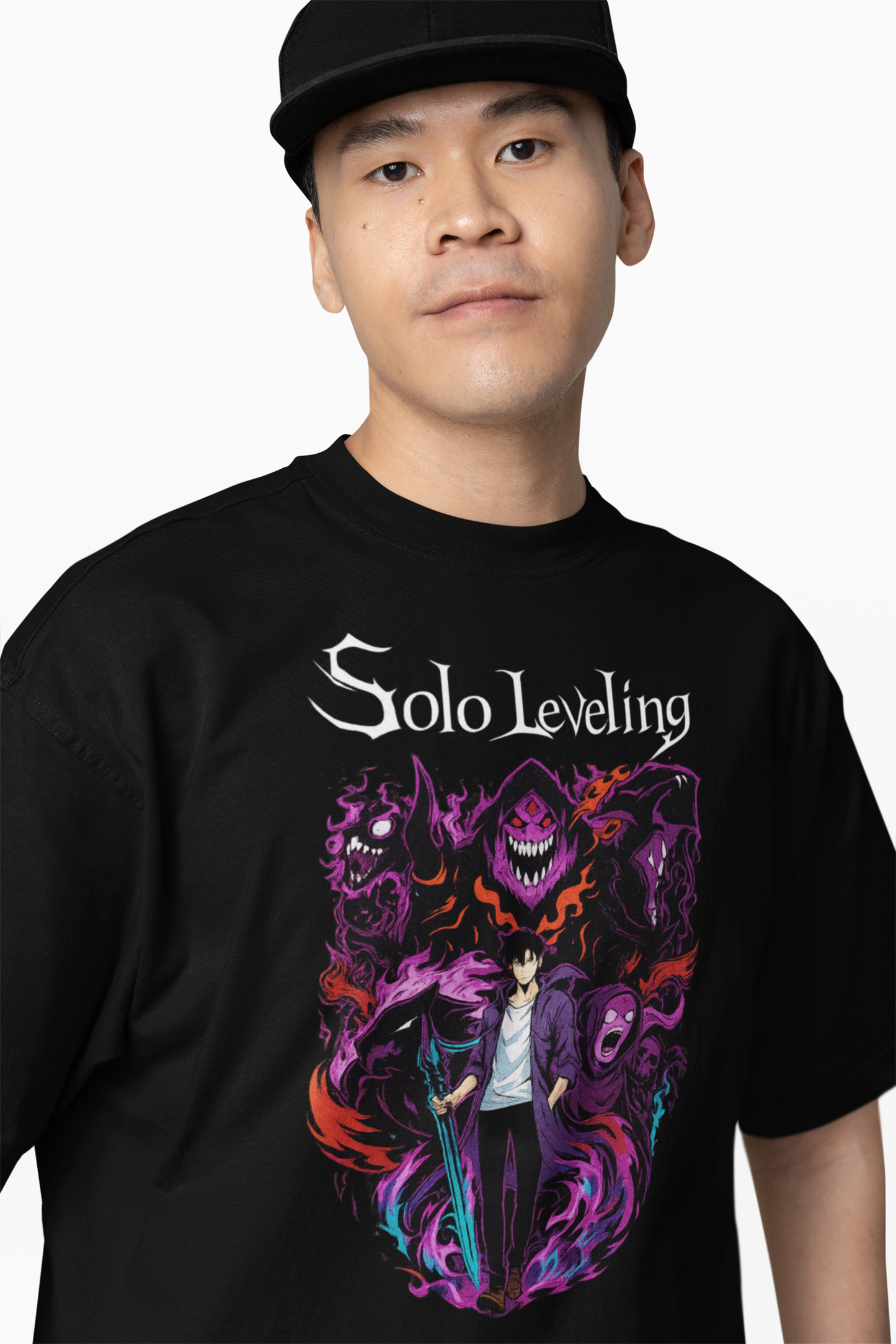 Hunter Shadows Oversized T-Shirts Bold Streetwear Style