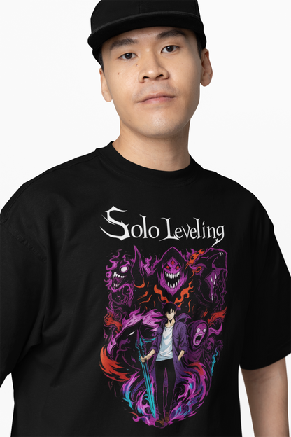 Hunter Shadows Oversized T-Shirts Bold Streetwear Style
