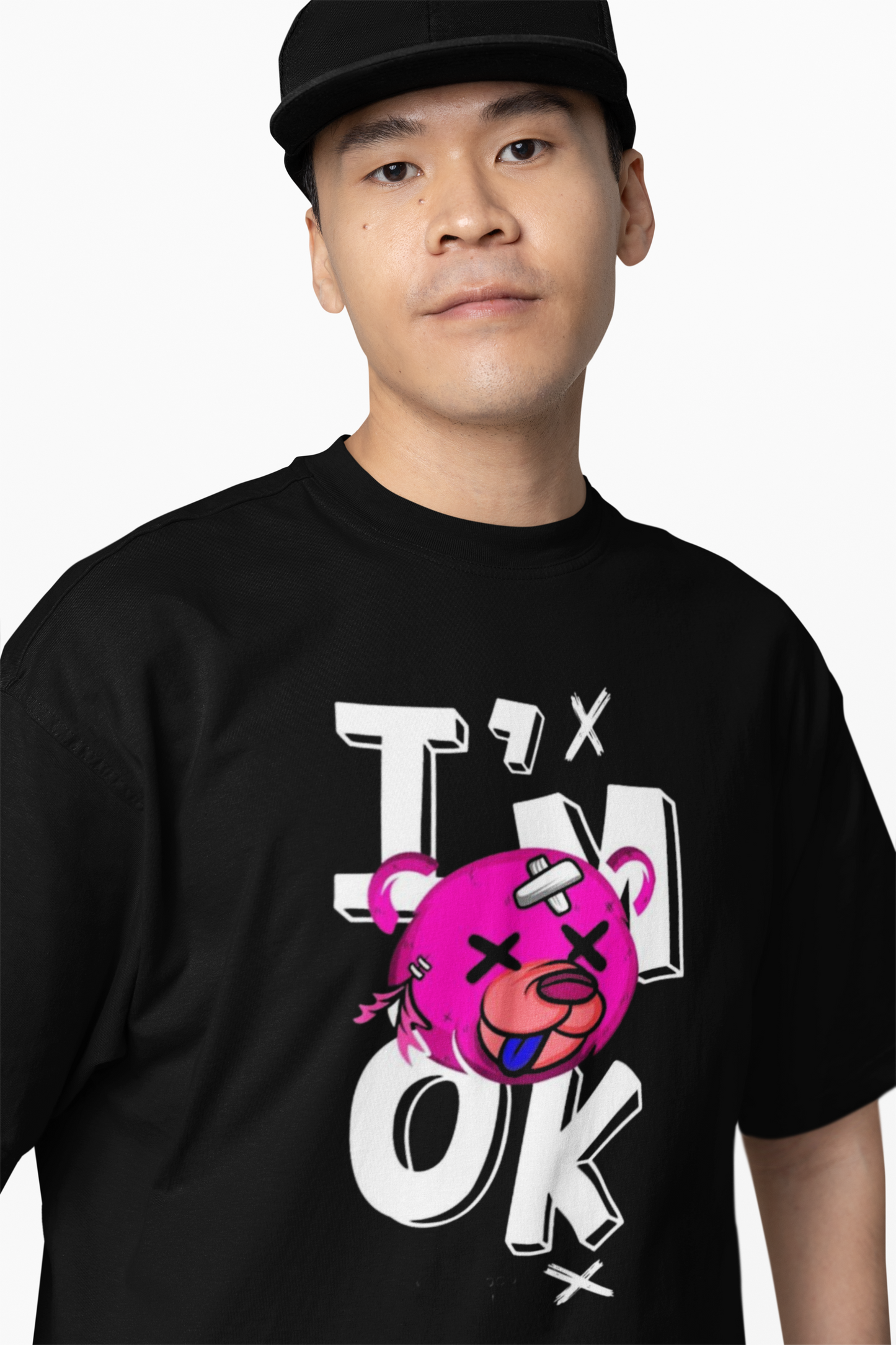 I’m Ok Oversized T-Shirts – Minimal Emotional Streetwear