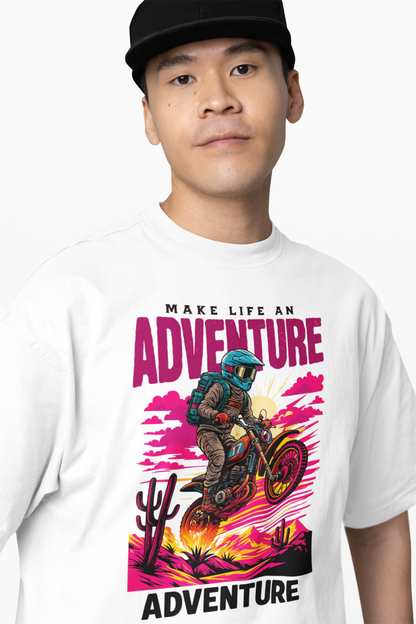 Adventure Oversized T-Shirts Bold Urban Streetwear Look