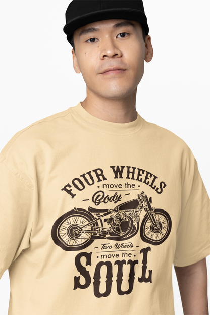 Soul Biker Oversized T-Shirts for Bold Rider Streetwear Tee
