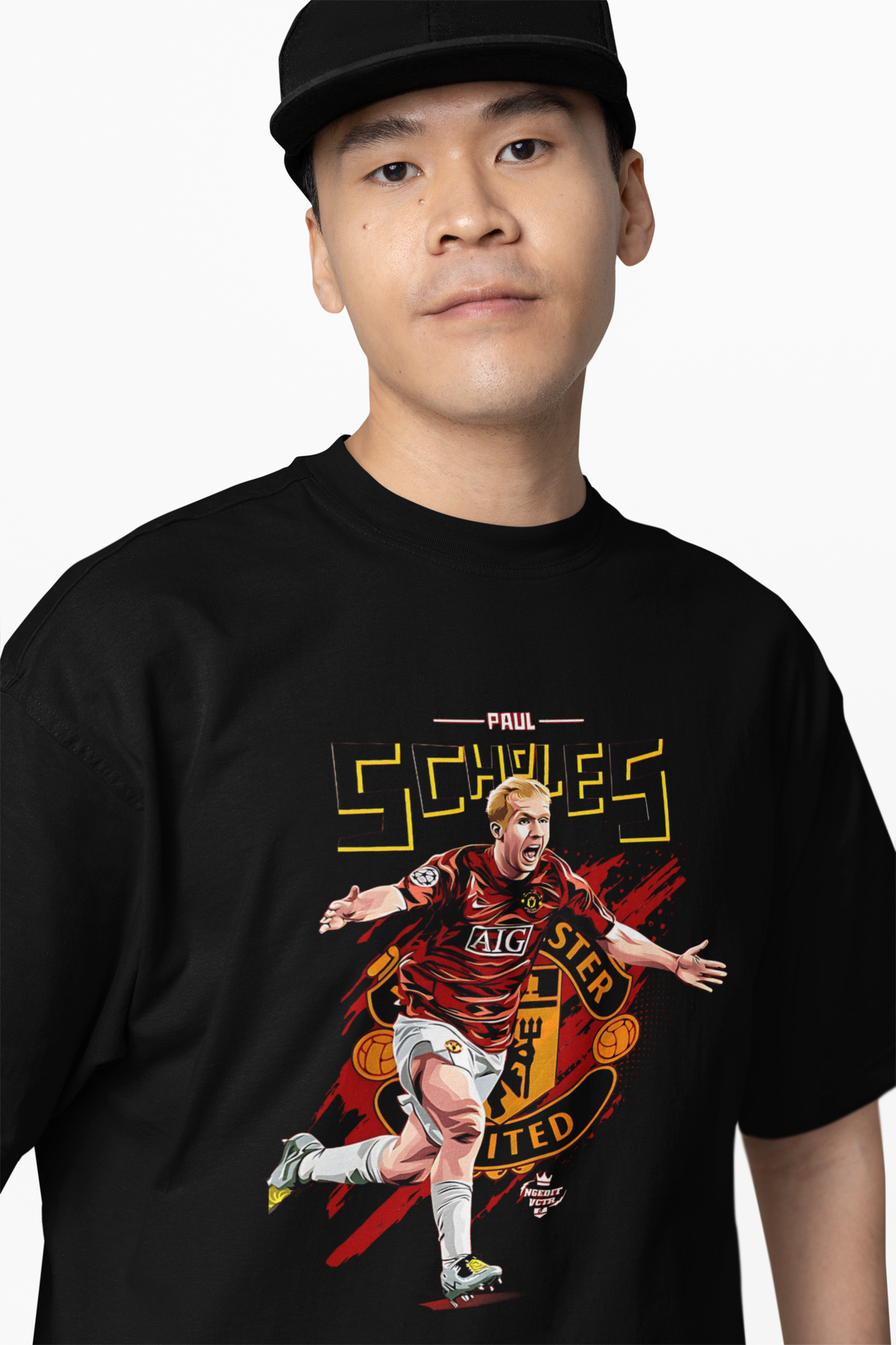 Manchester Player Paul Oversized T-Shirts