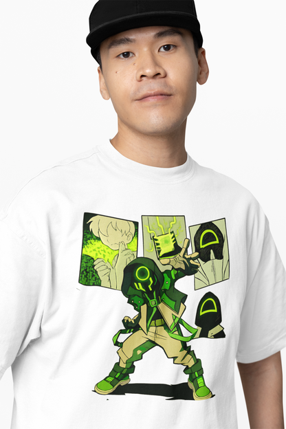 Chaquetrix Oversized T-Shirts – Futuristic Graphic Streetwear