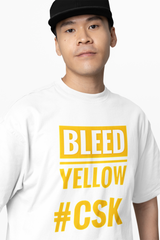 Bleed Yellow Oversized T-Shirts