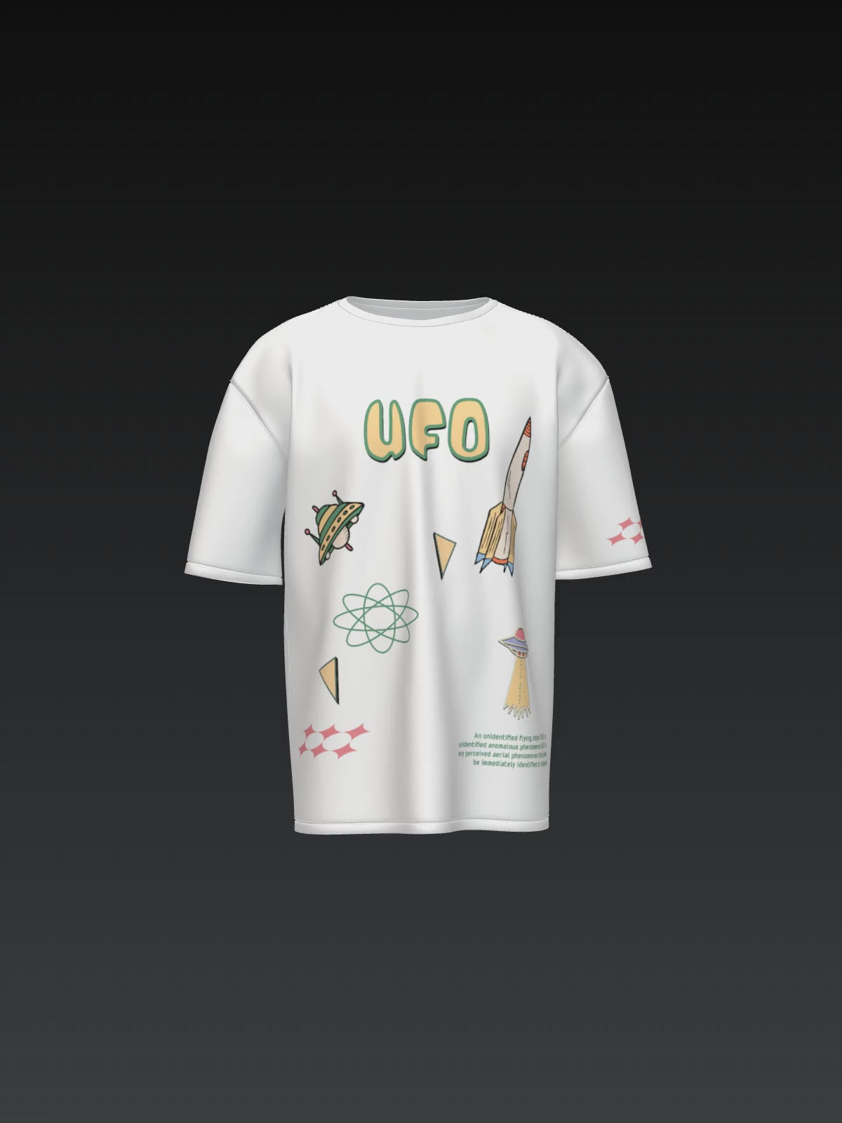 UFO Unisex Oversized Special Edition T-Shirt
