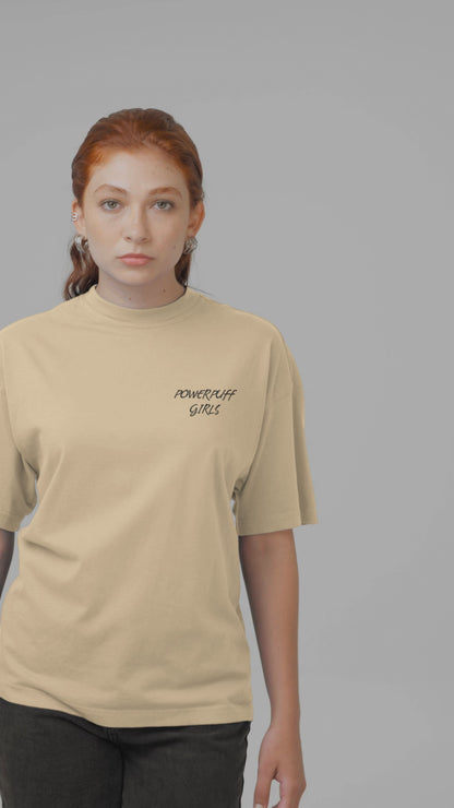 Powerpuff Girls Oversized T-Shirt for Cute Streetwear Tee Wear