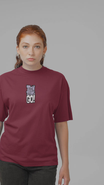 Teen Titans Oversized T-Shirt Cartoon Fans Streetwear Style