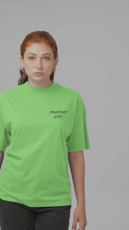 Powerpuff Girls Oversized T-Shirt for Cute Streetwear Tee Wear