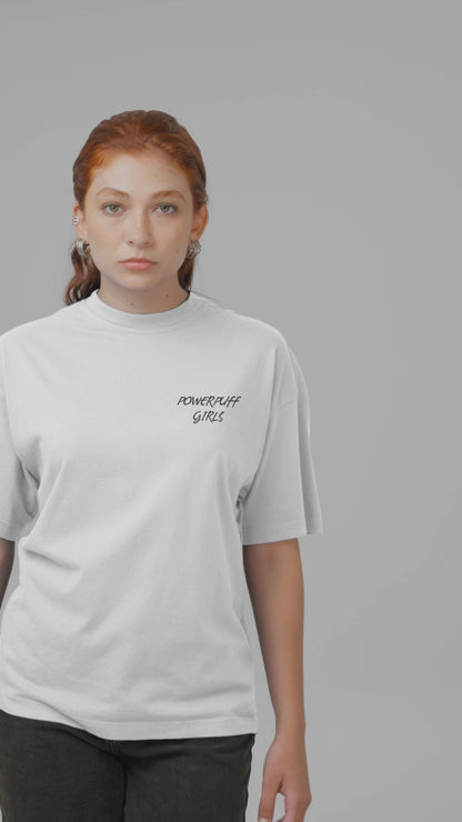 Powerpuff Girls Oversized T-Shirt for Cute Streetwear Tee Wear