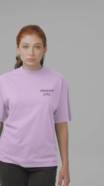 Powerpuff Girls Oversized T-Shirt for Cute Streetwear Tee Wear