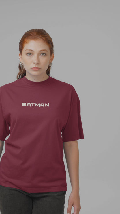 Dark Knight vs Joker Face Oversized T-shirt Comfortable Wear