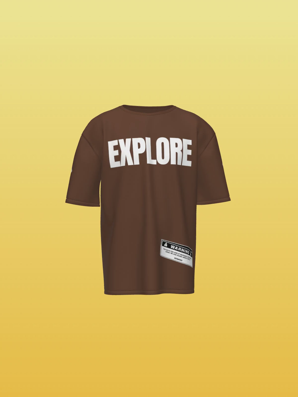 Lost In Space Brown Unisex Oversized Special Edition T-Shirt