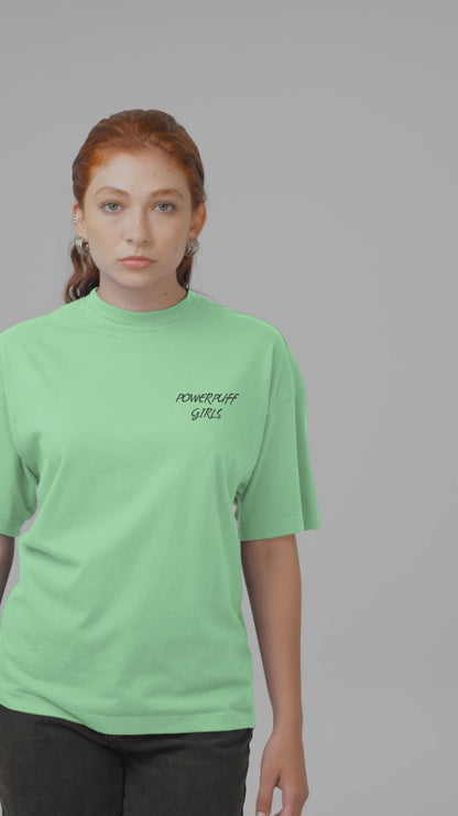 Powerpuff Girls Oversized T-Shirt for Cute Streetwear Tee Wear