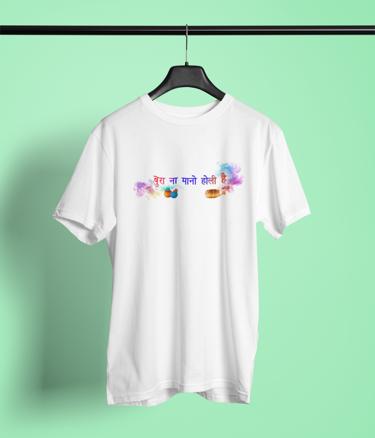 Bura Na Mano Holi Hai Round Neck Unisex T-Shirt Street Style