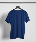 Bulk Unisex Round Neck T-shirt In Navy Blue Best for Custom Printing