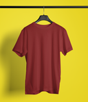 Bulk Unisex Round Neck T-shirt In Maroon Best for Custom Printing