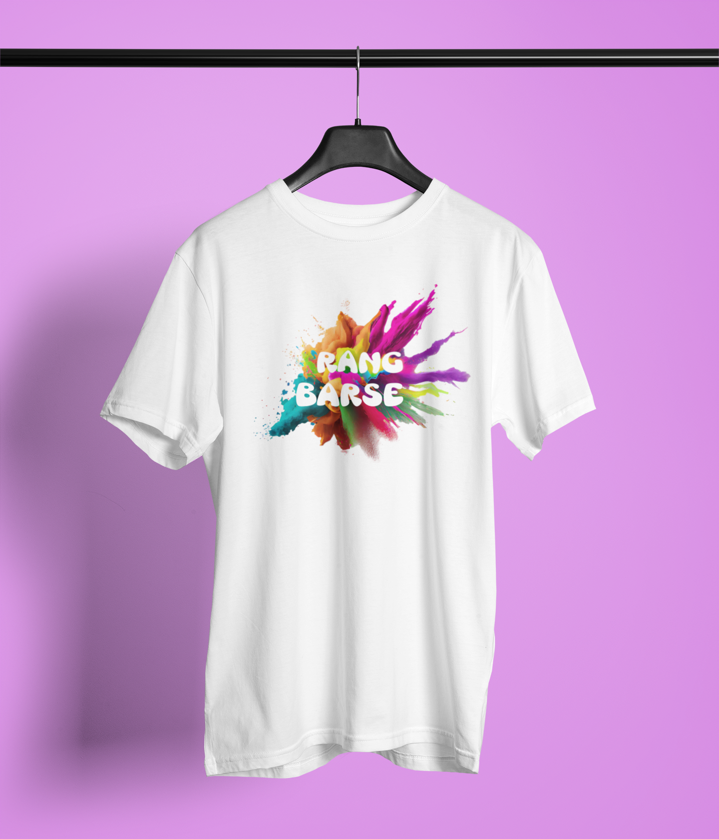 Rang Barse T-Shirt Unisex Round Neck Colorful Casual Tee