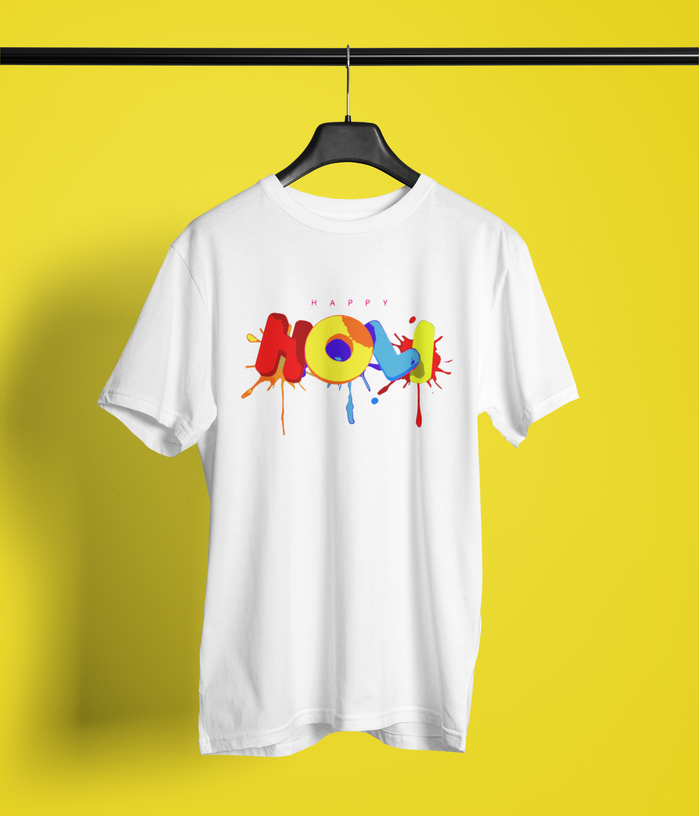 Holi Unisex Round Neck T-Shirt by Hello Swanky