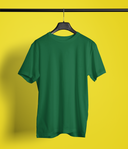 Bulk Unisex Round Neck T-shirt In Bottle Green Best for Custom Printing