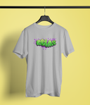 Relax Half Sleeve Grey Round Neck T-Shirt for Men by Hello Swanky
