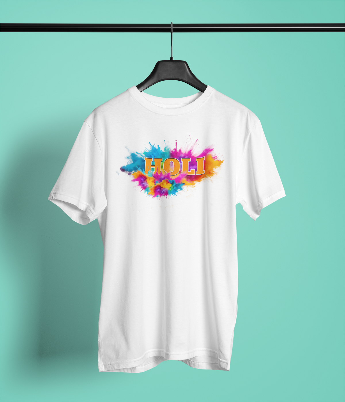 Holi Unisex Round Neck T-Shirt by Hello Swanky