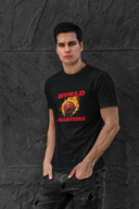 World Champions Half Sleeve Black Round Neck T-Shirt for Men by Hello Swanky