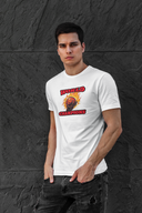 World Champions Half Sleeve White Round Neck T-Shirt for Men by Hello Swanky